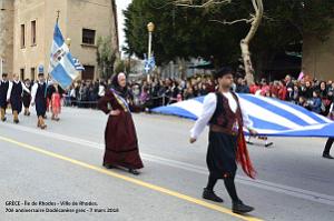 081- Rhodes- Defile Dodecanese grec